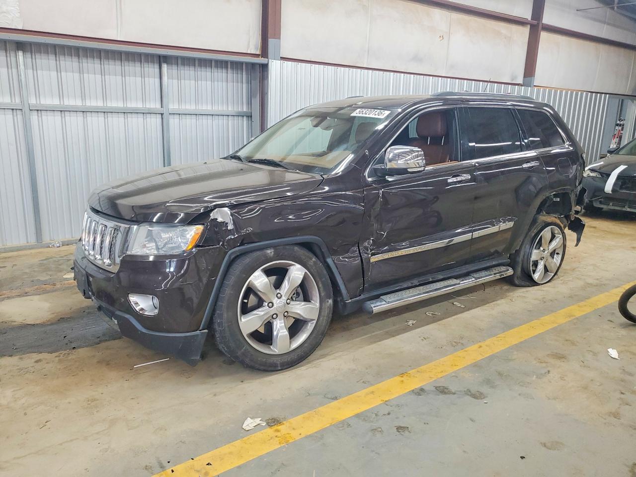 2012 Jeep Grand Cherokee Overland Black vin: 1C4RJFCT3CC341098