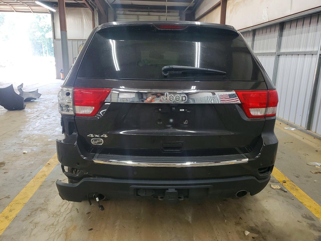 2012 Jeep Grand Cherokee Overland Black vin: 1C4RJFCT3CC341098