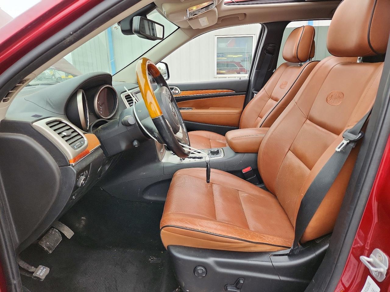 2012 Jeep Grand Cherokee Overland Темно-бордовый vin: 1C4RJFCT3CC352229