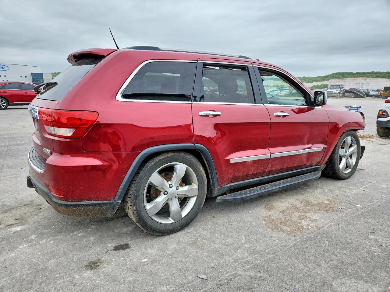 2012 Jeep Grand Cherokee Overland Темно-бордовый vin: 1C4RJFCT3CC352229