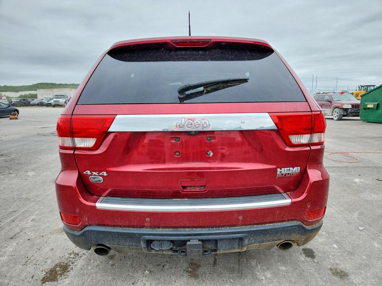 2012 Jeep Grand Cherokee Overland Темно-бордовый vin: 1C4RJFCT3CC352229