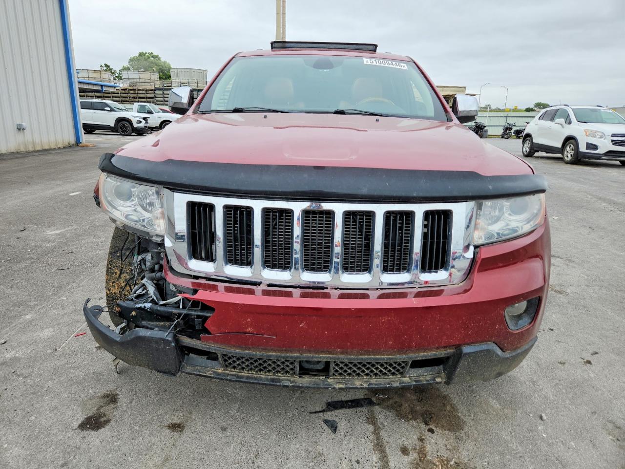 2012 Jeep Grand Cherokee Overland Темно-бордовый vin: 1C4RJFCT3CC352229
