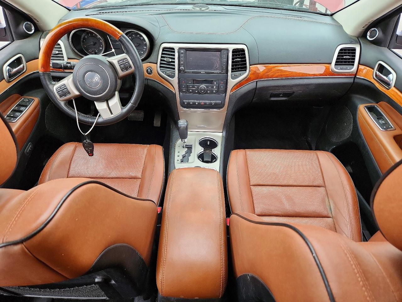 2012 Jeep Grand Cherokee Overland Темно-бордовый vin: 1C4RJFCT3CC352229