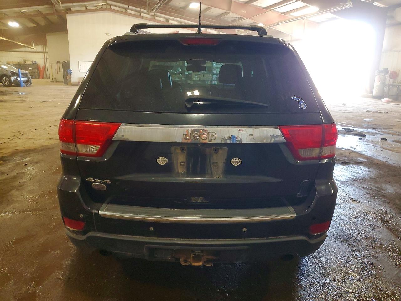 2013 Jeep Grand Cherokee Overland Black vin: 1C4RJFCT3DC543876