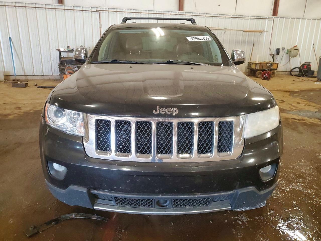 2013 Jeep Grand Cherokee Overland Black vin: 1C4RJFCT3DC543876