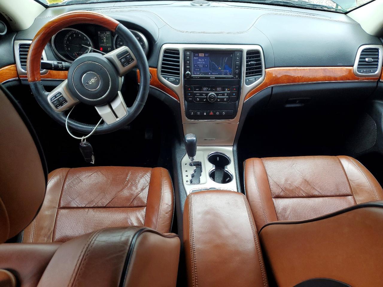 2013 Jeep Grand Cherokee Overland Черный vin: 1C4RJFCT3DC544798
