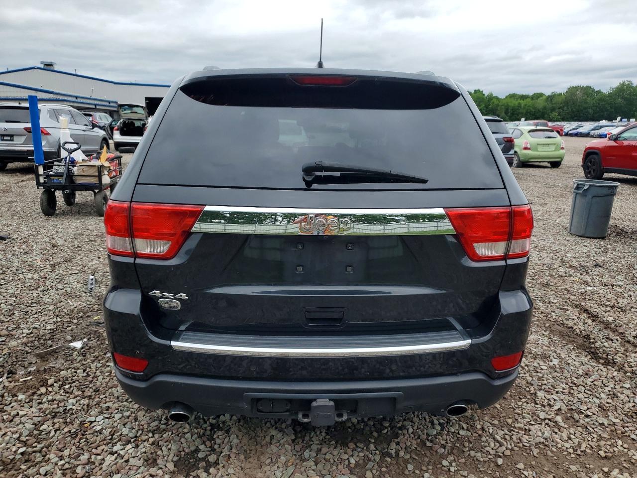 2013 Jeep Grand Cherokee Overland Черный vin: 1C4RJFCT3DC544798