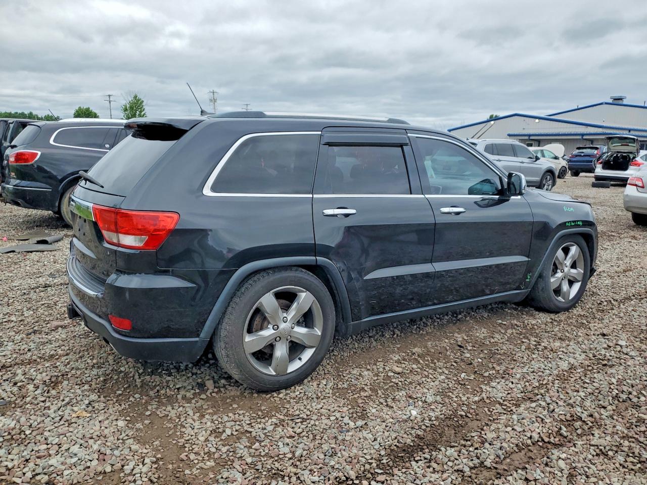 2013 Jeep Grand Cherokee Overland Черный vin: 1C4RJFCT3DC544798