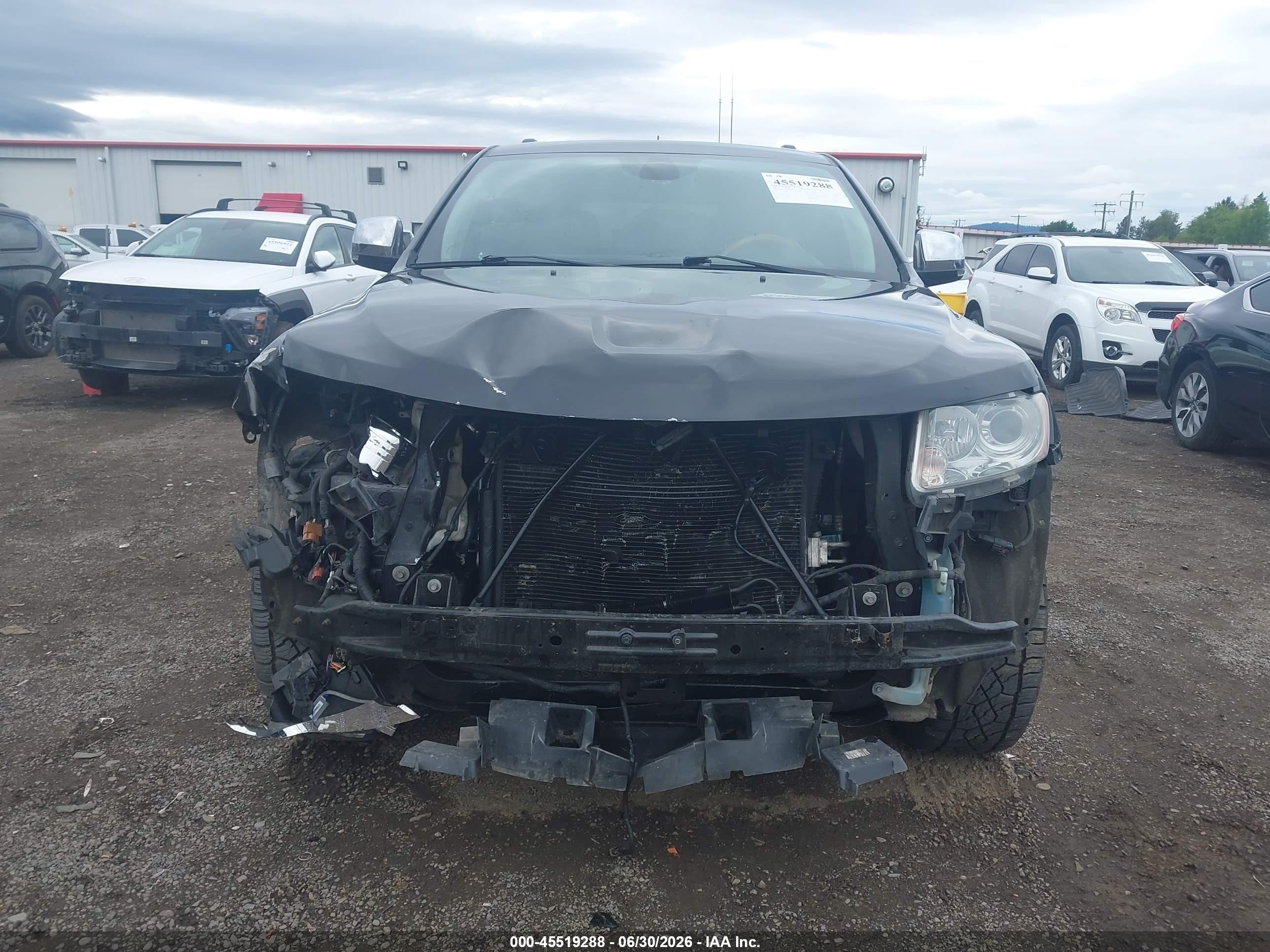 2013 Jeep Grand Cherokee Overland Черный vin: 1C4RJFCT3DC614851