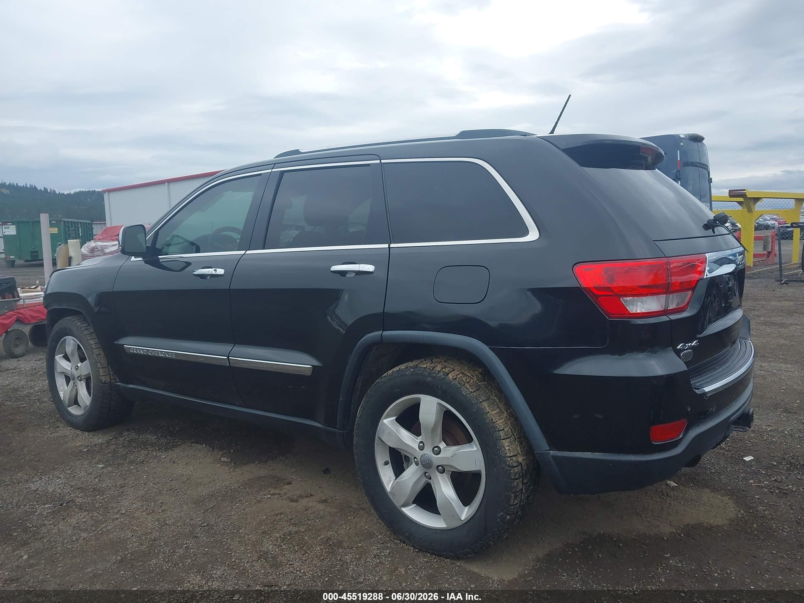 2013 Jeep Grand Cherokee Overland Черный vin: 1C4RJFCT3DC614851