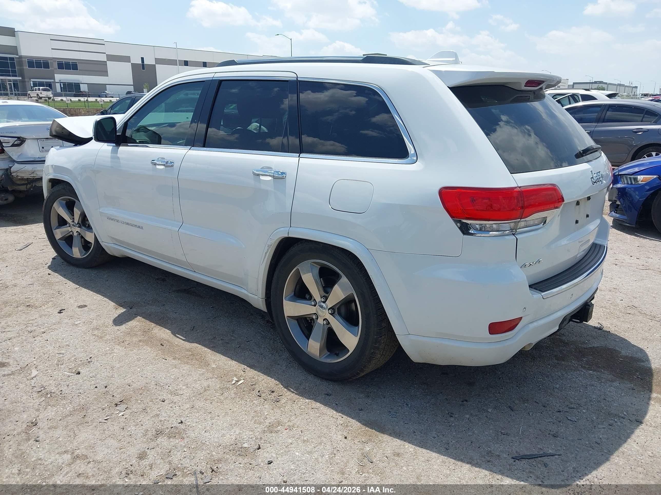 2014 Jeep Grand Cherokee Overland Белый vin: 1C4RJFCT3EC137713