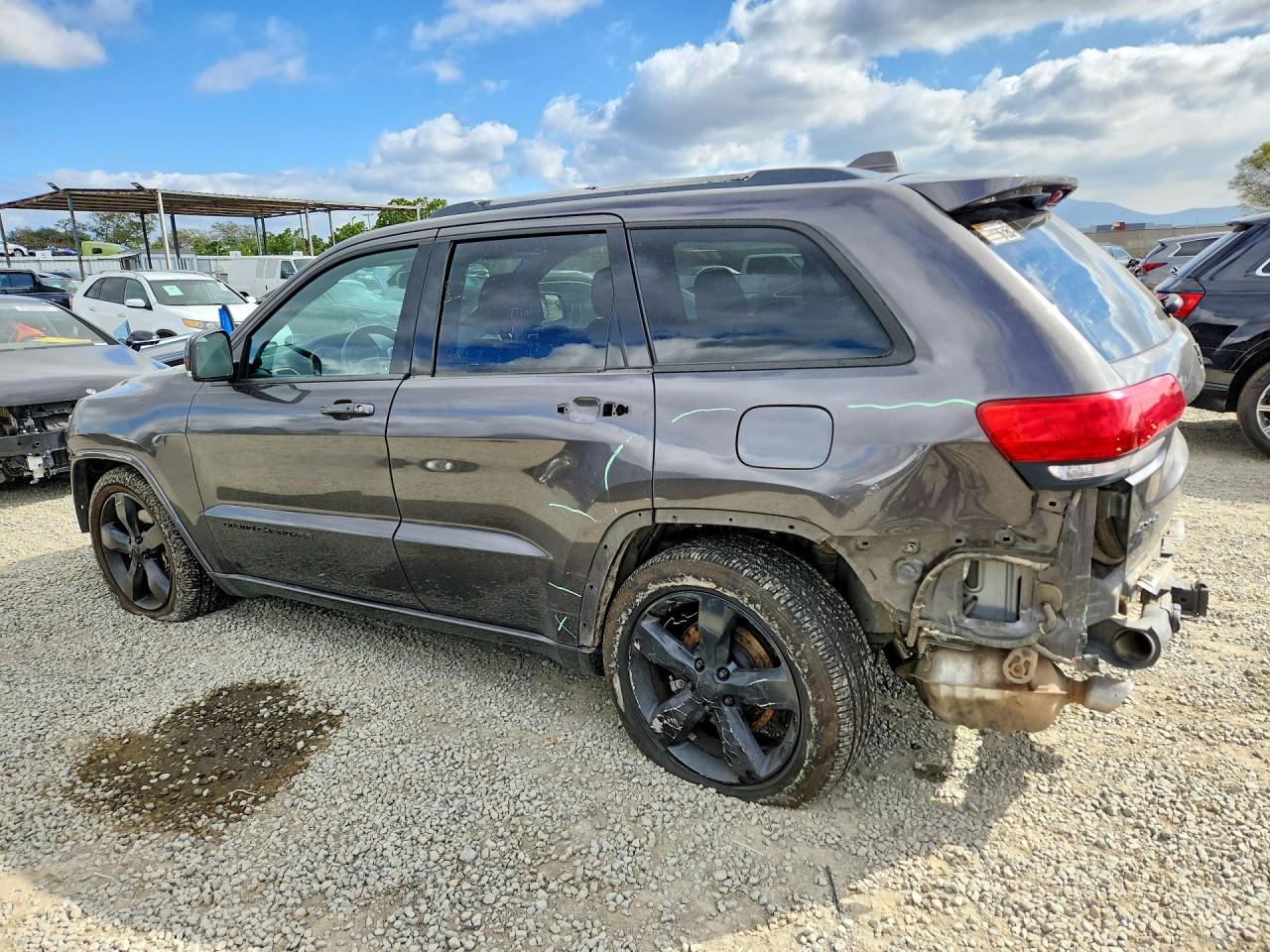 2014 Jeep Grand Cherokee Overland Gray vin: 1C4RJFCT3EC506795