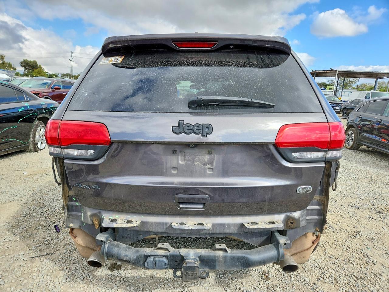 2014 Jeep Grand Cherokee Overland Gray vin: 1C4RJFCT3EC506795