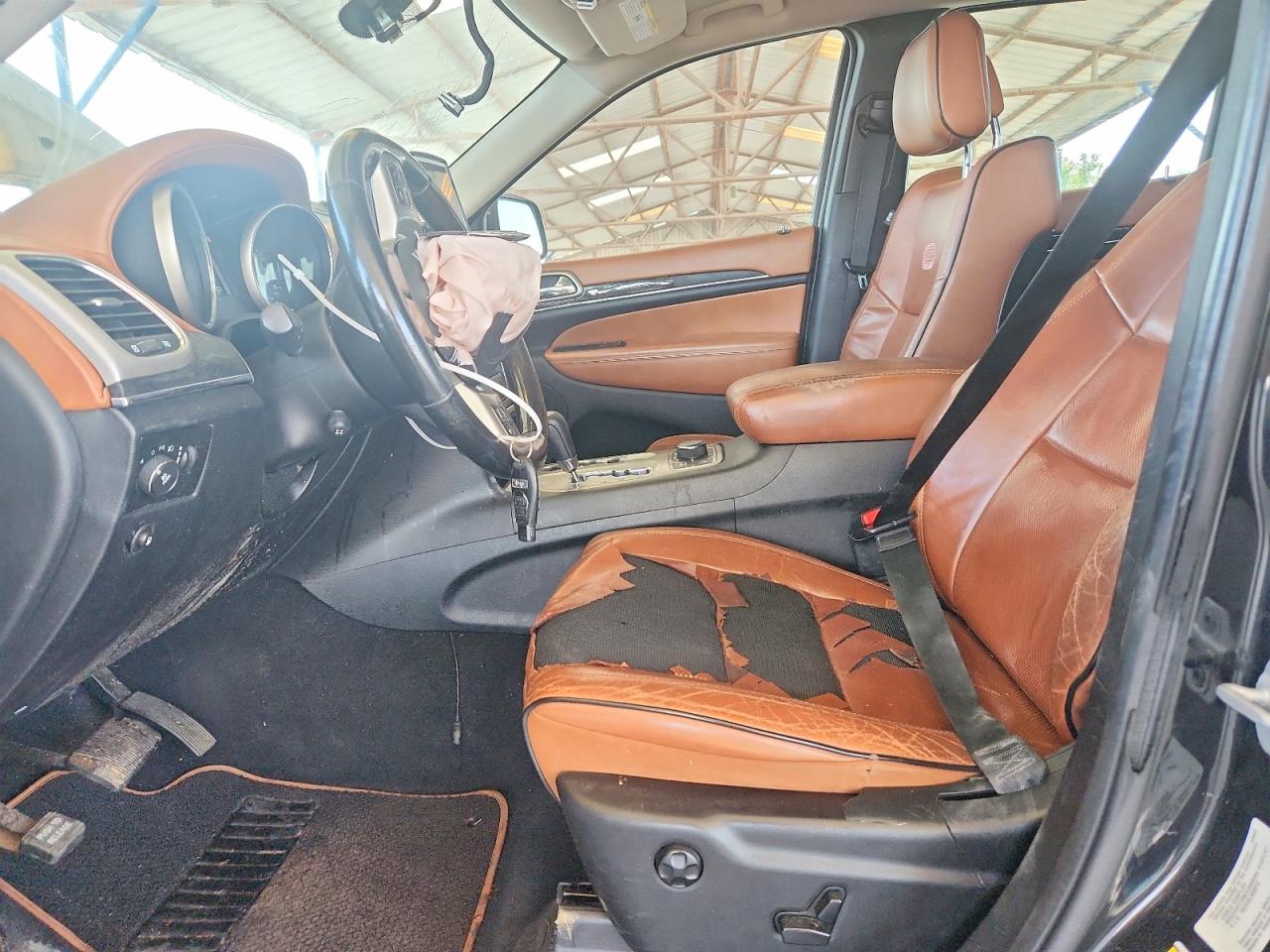 2012 Jeep Grand Cherokee Overland Black vin: 1C4RJFCT4CC175092