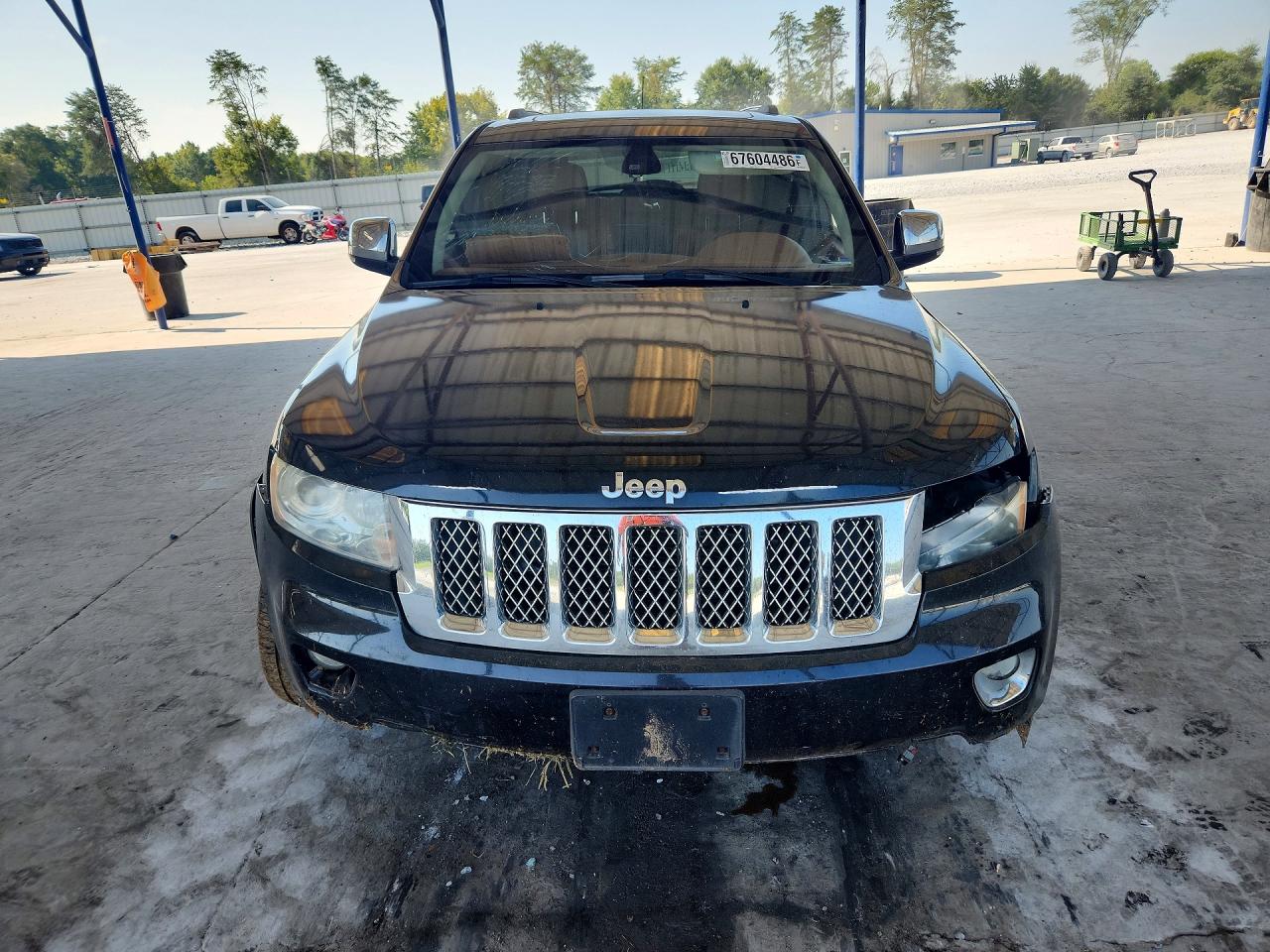 2012 Jeep Grand Cherokee Overland Black vin: 1C4RJFCT4CC175092