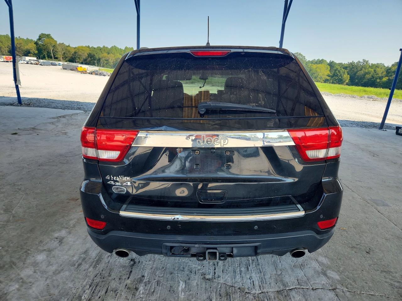 2012 Jeep Grand Cherokee Overland Black vin: 1C4RJFCT4CC175092