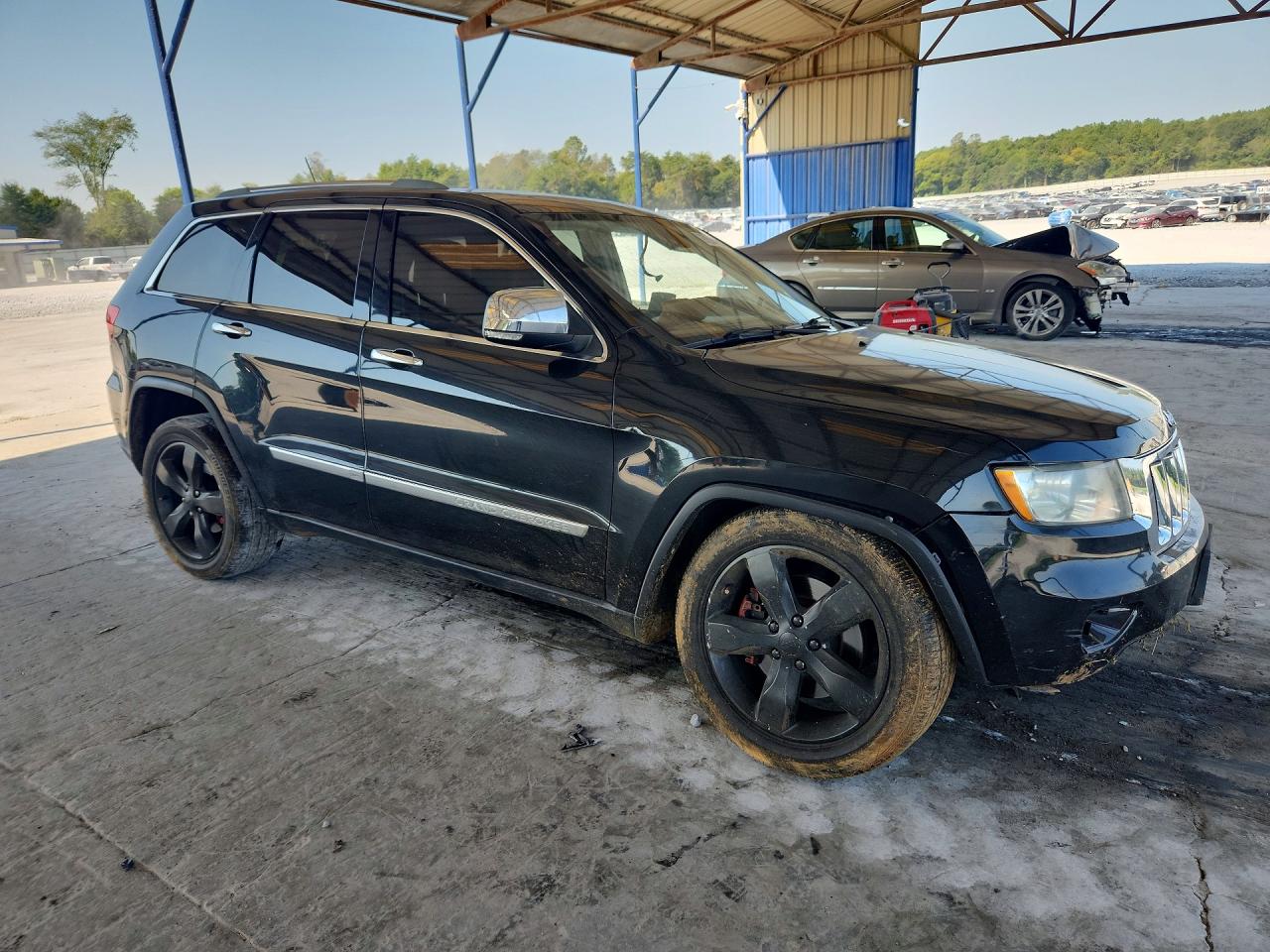 2012 Jeep Grand Cherokee Overland Black vin: 1C4RJFCT4CC175092
