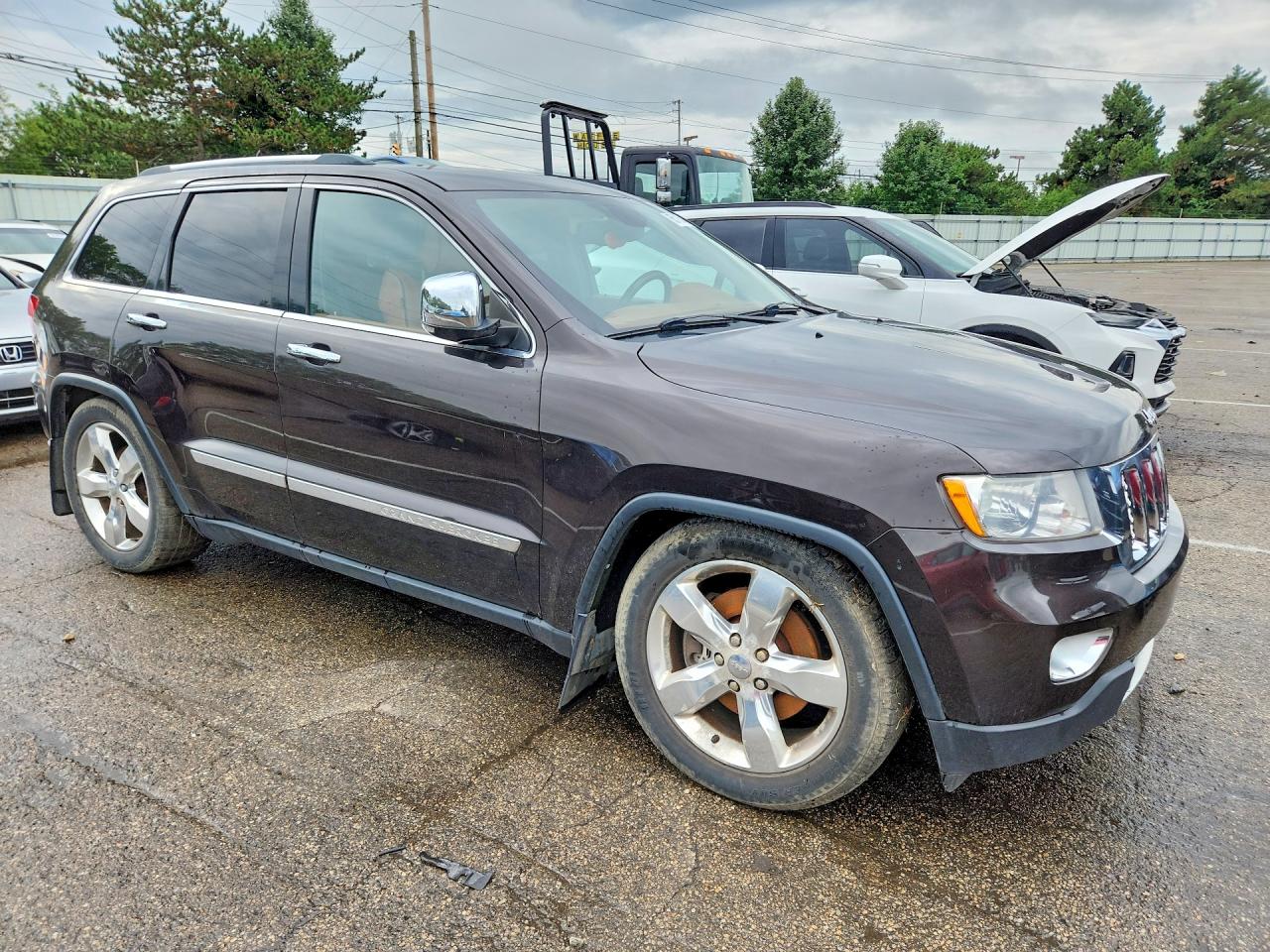 2012 Jeep Grand Cherokee Overland Brown vin: 1C4RJFCT4CC281462