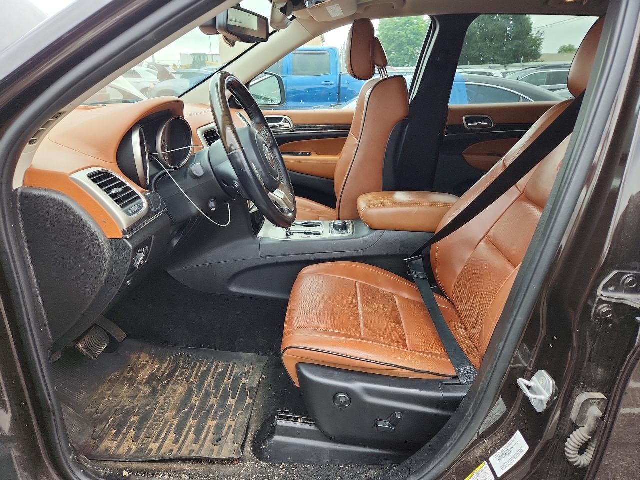 2012 Jeep Grand Cherokee Overland Brown vin: 1C4RJFCT4CC281462