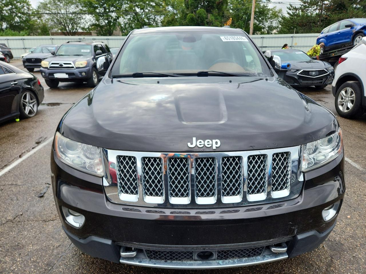 2012 Jeep Grand Cherokee Overland Brown vin: 1C4RJFCT4CC281462