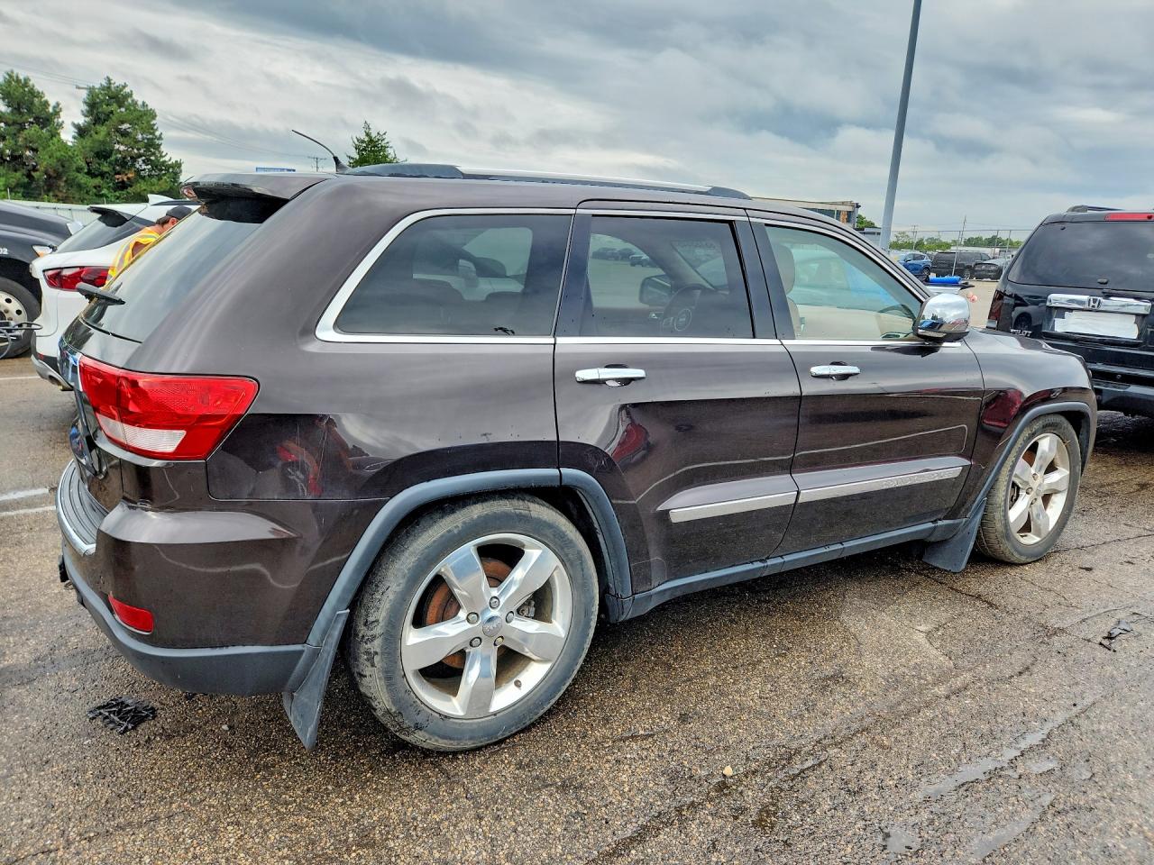 2012 Jeep Grand Cherokee Overland Brown vin: 1C4RJFCT4CC281462