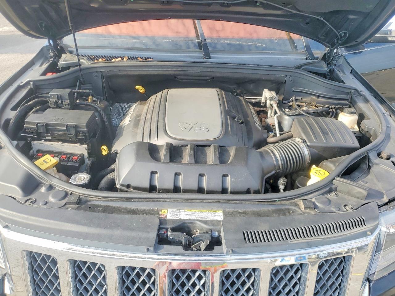 2013 Jeep Grand Cherokee Overland Black vin: 1C4RJFCT4DC525533