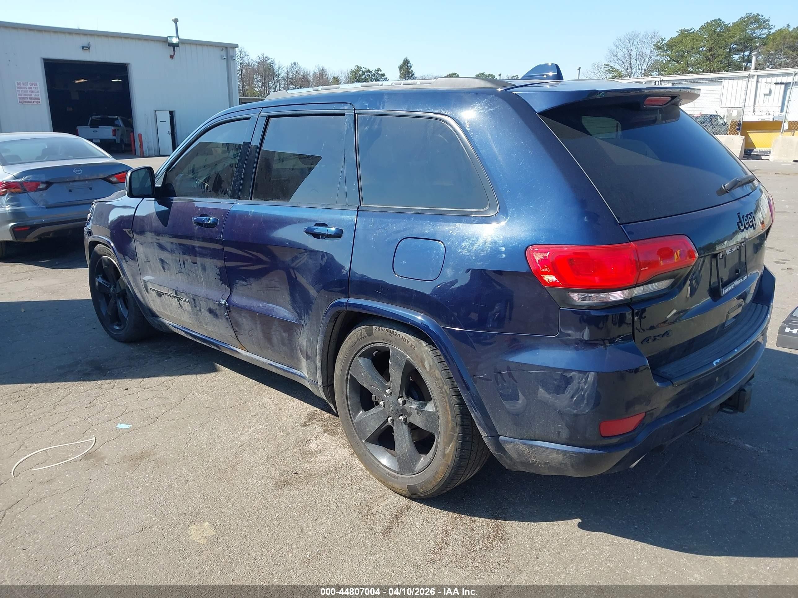 2014 Jeep Grand Cherokee Overland Синий vin: 1C4RJFCT4EC105059
