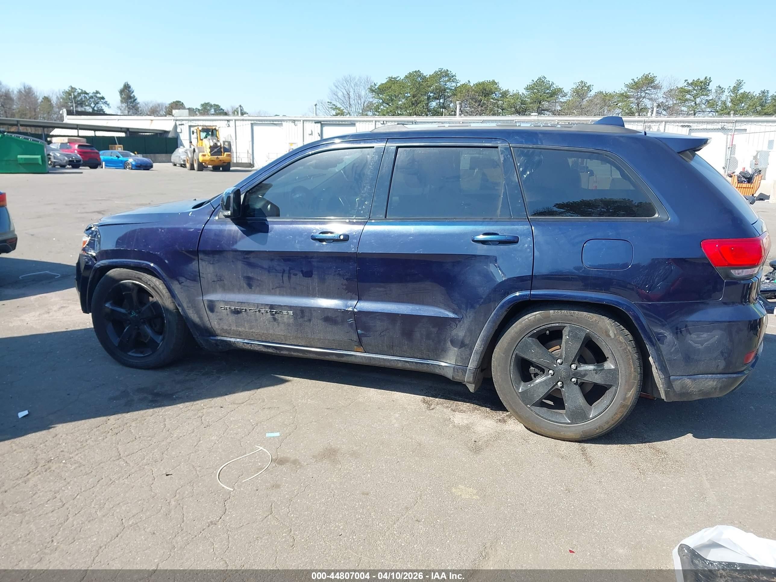 2014 Jeep Grand Cherokee Overland Синий vin: 1C4RJFCT4EC105059