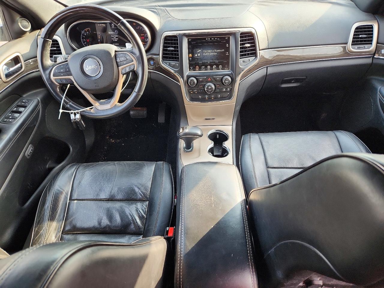 2014 Jeep Grand Cherokee Overland White vin: 1C4RJFCT4EC105515