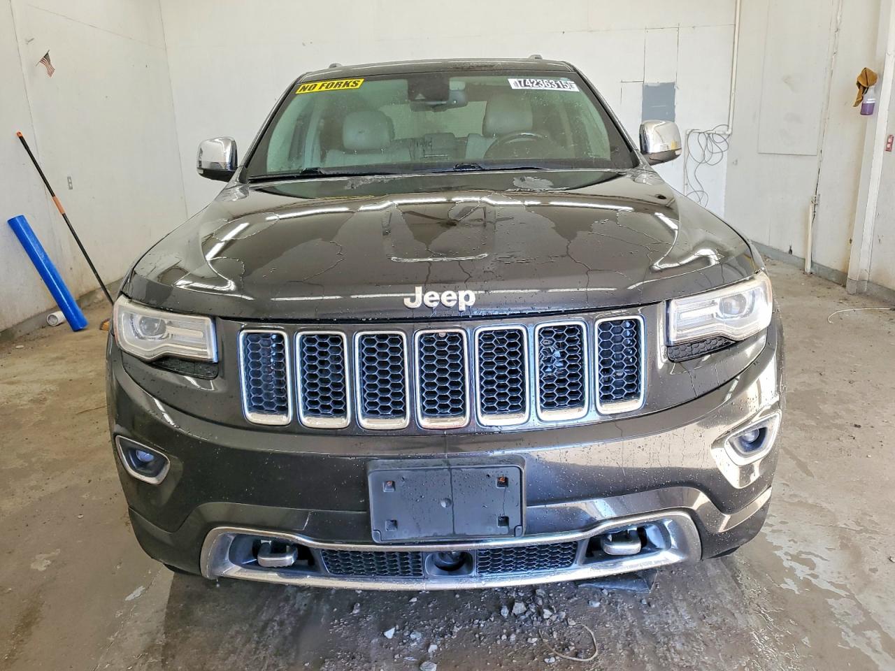 2014 Jeep Grand Cherokee Overland Black vin: 1C4RJFCT4EC105613