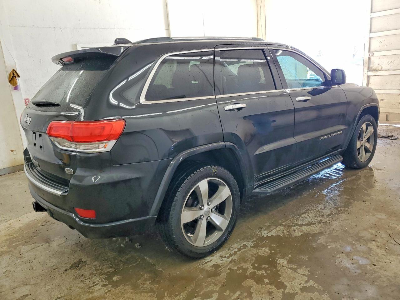 2014 Jeep Grand Cherokee Overland Black vin: 1C4RJFCT4EC105613
