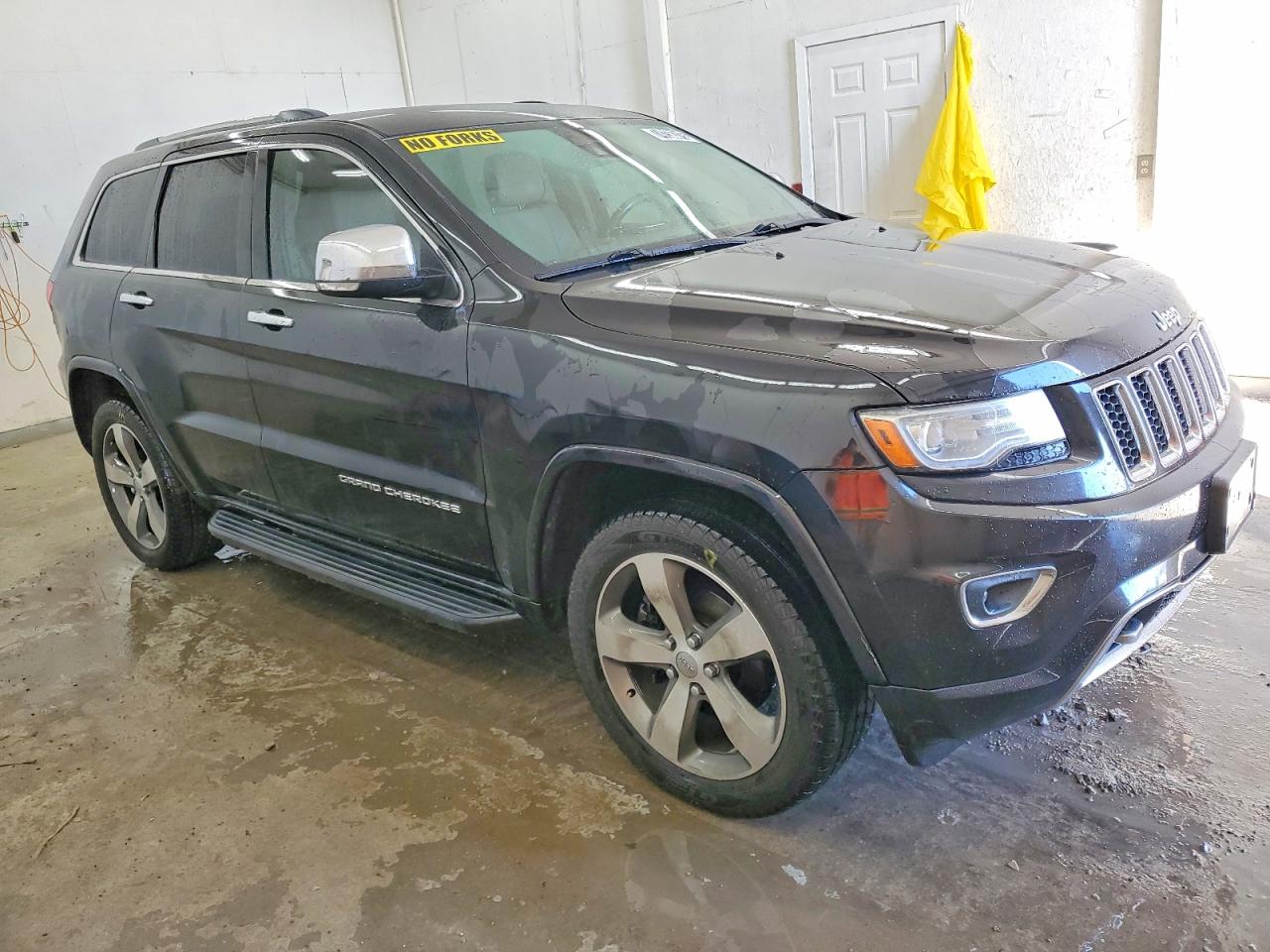 2014 Jeep Grand Cherokee Overland Black vin: 1C4RJFCT4EC105613