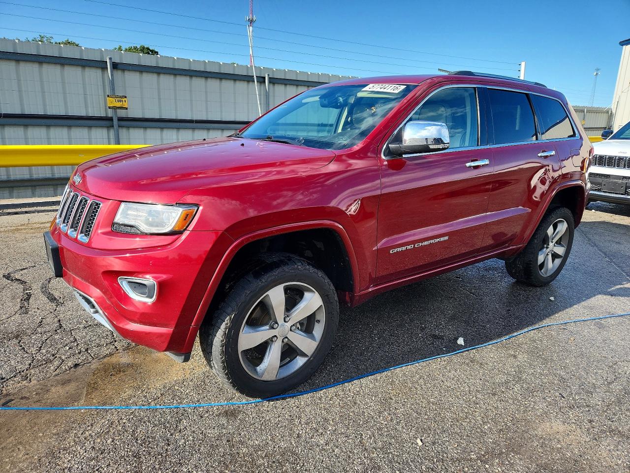 2014 Jeep Grand Cherokee Overland Burgundy vin: 1C4RJFCT4EC186709