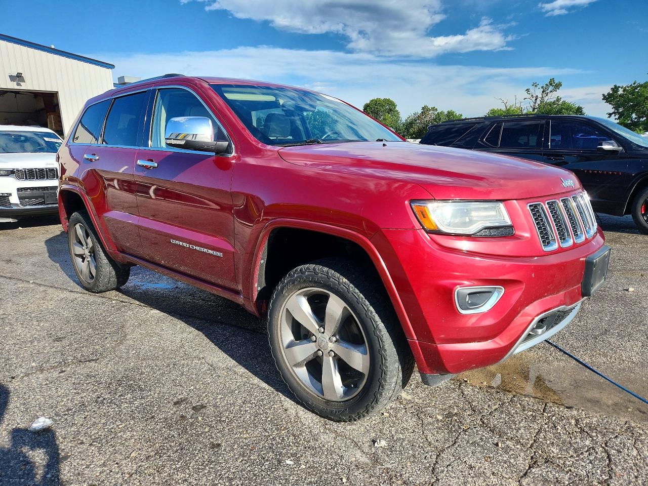 2014 Jeep Grand Cherokee Overland Burgundy vin: 1C4RJFCT4EC186709