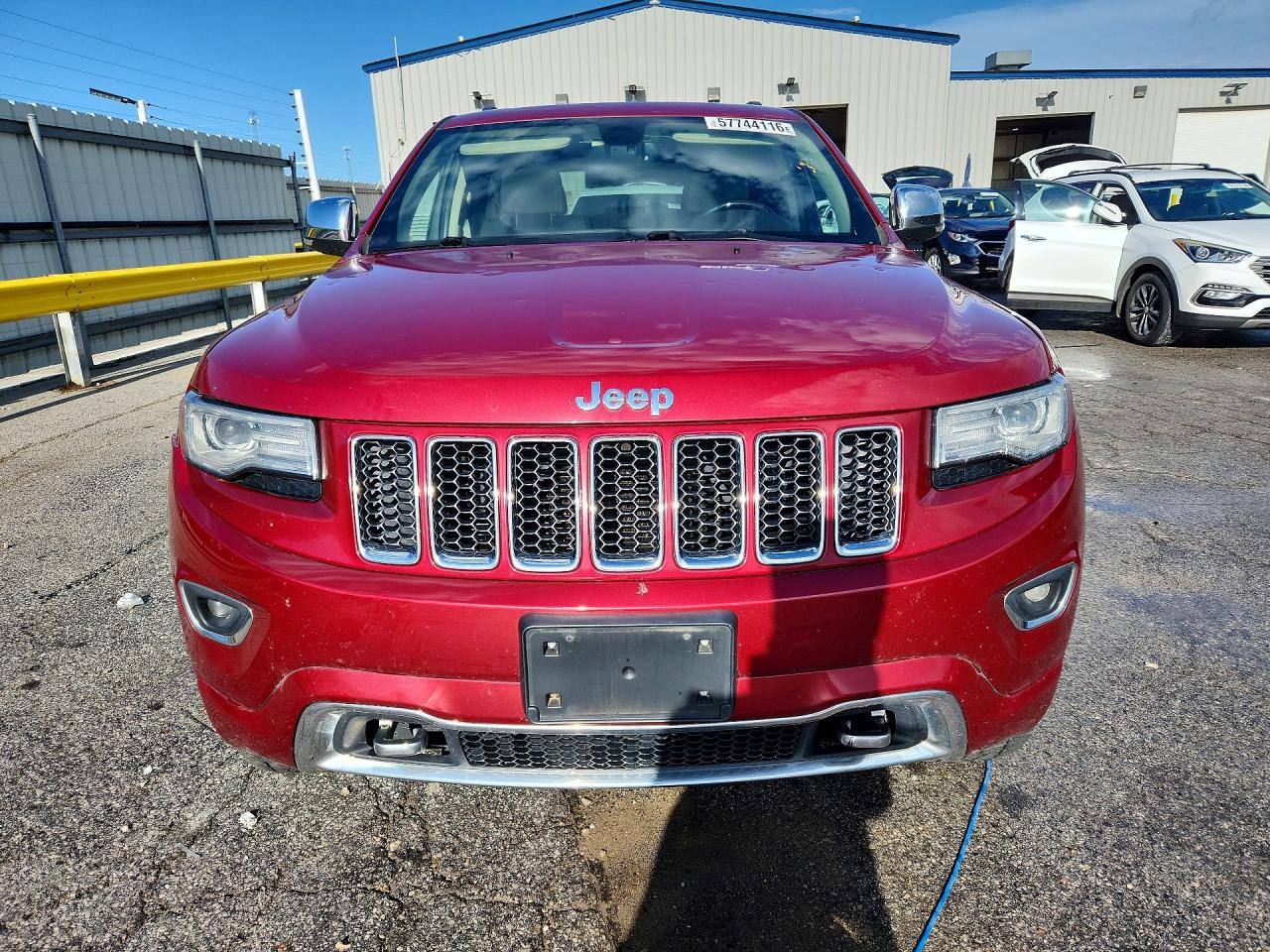 2014 Jeep Grand Cherokee Overland Burgundy vin: 1C4RJFCT4EC186709