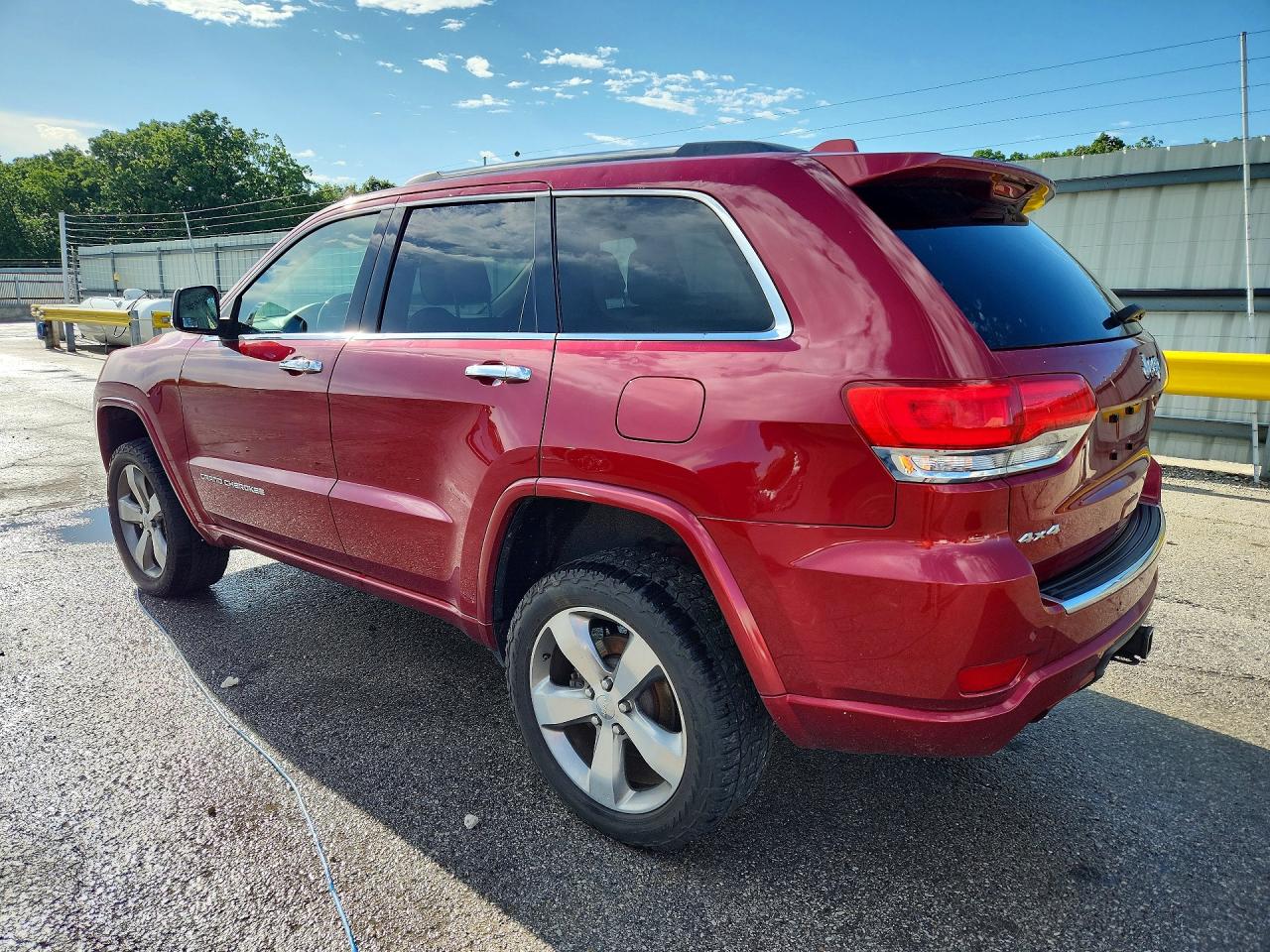 2014 Jeep Grand Cherokee Overland Burgundy vin: 1C4RJFCT4EC186709