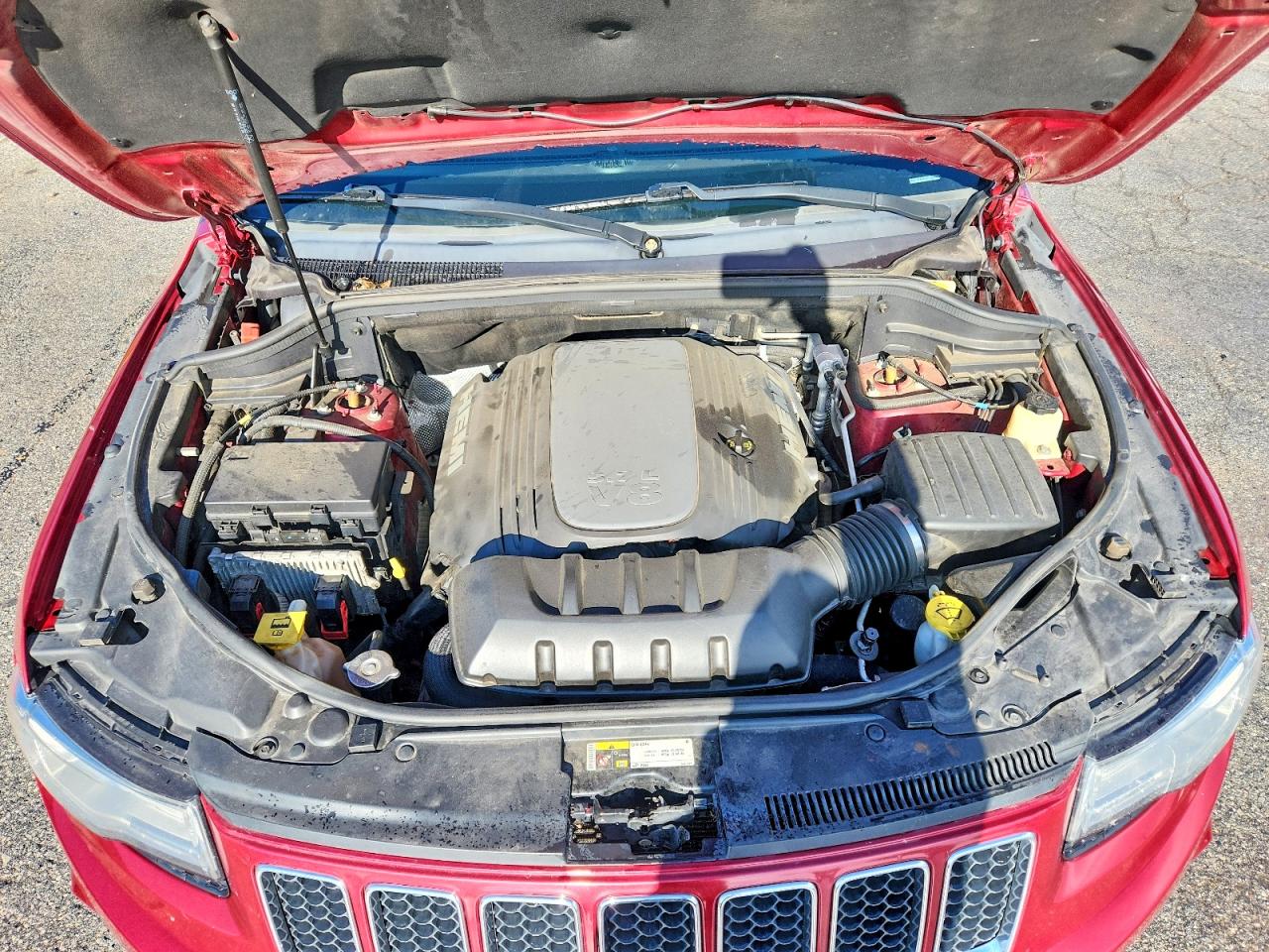 2014 Jeep Grand Cherokee Overland Burgundy vin: 1C4RJFCT4EC186709