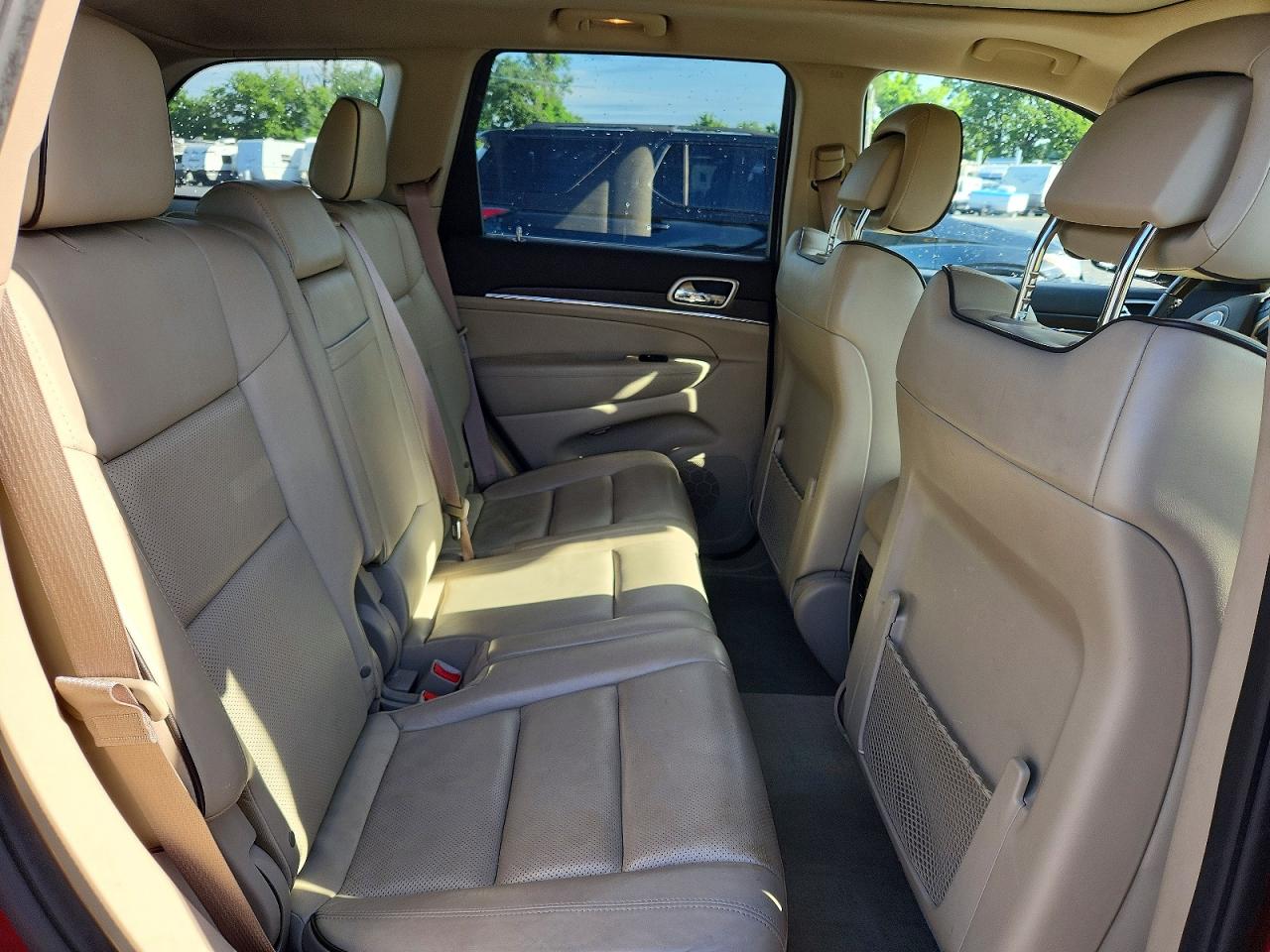 2014 Jeep Grand Cherokee Overland Burgundy vin: 1C4RJFCT4EC186709