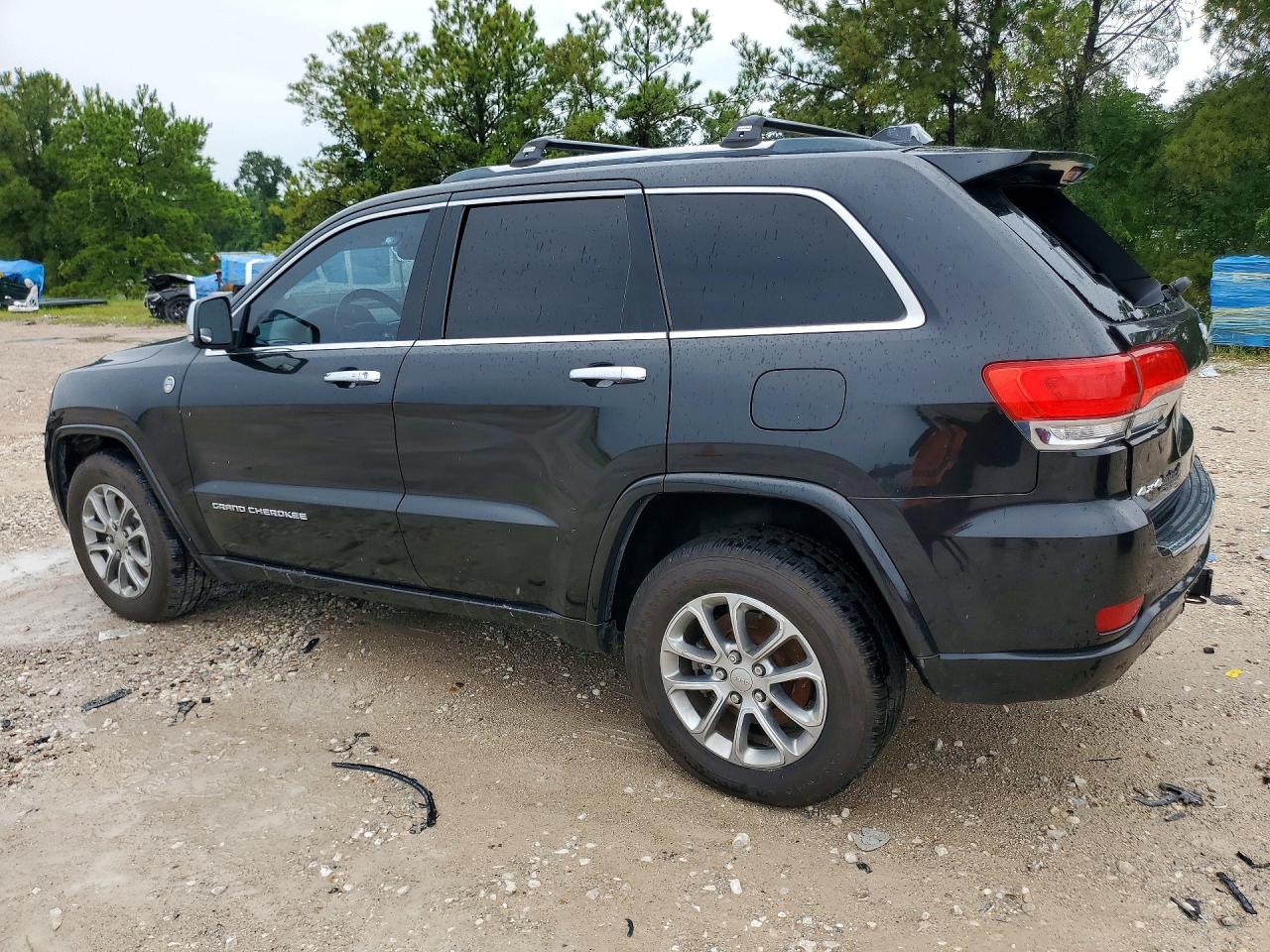 2015 Jeep Grand Cherokee Overland Black vin: 1C4RJFCT4FC212050
