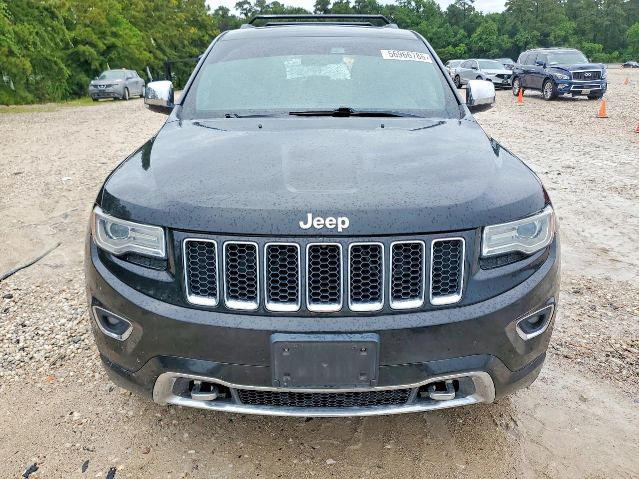 2015 Jeep Grand Cherokee Overland Black vin: 1C4RJFCT4FC212050