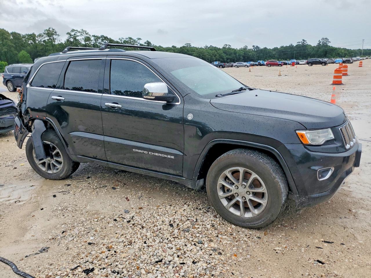 2015 Jeep Grand Cherokee Overland Black vin: 1C4RJFCT4FC212050
