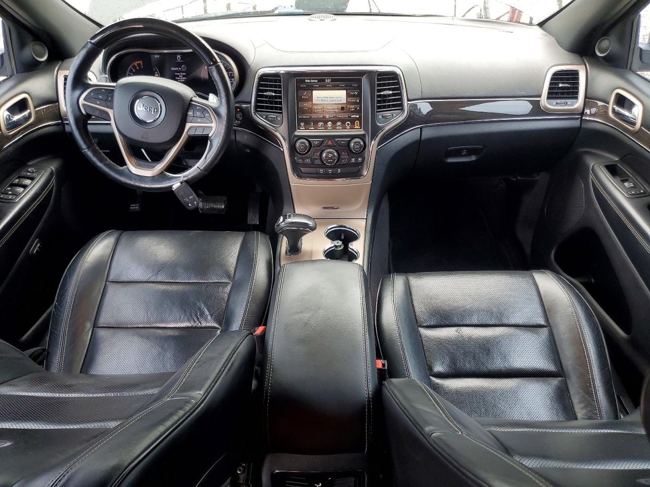 2015 Jeep Grand Cherokee Overland Black vin: 1C4RJFCT4FC212050