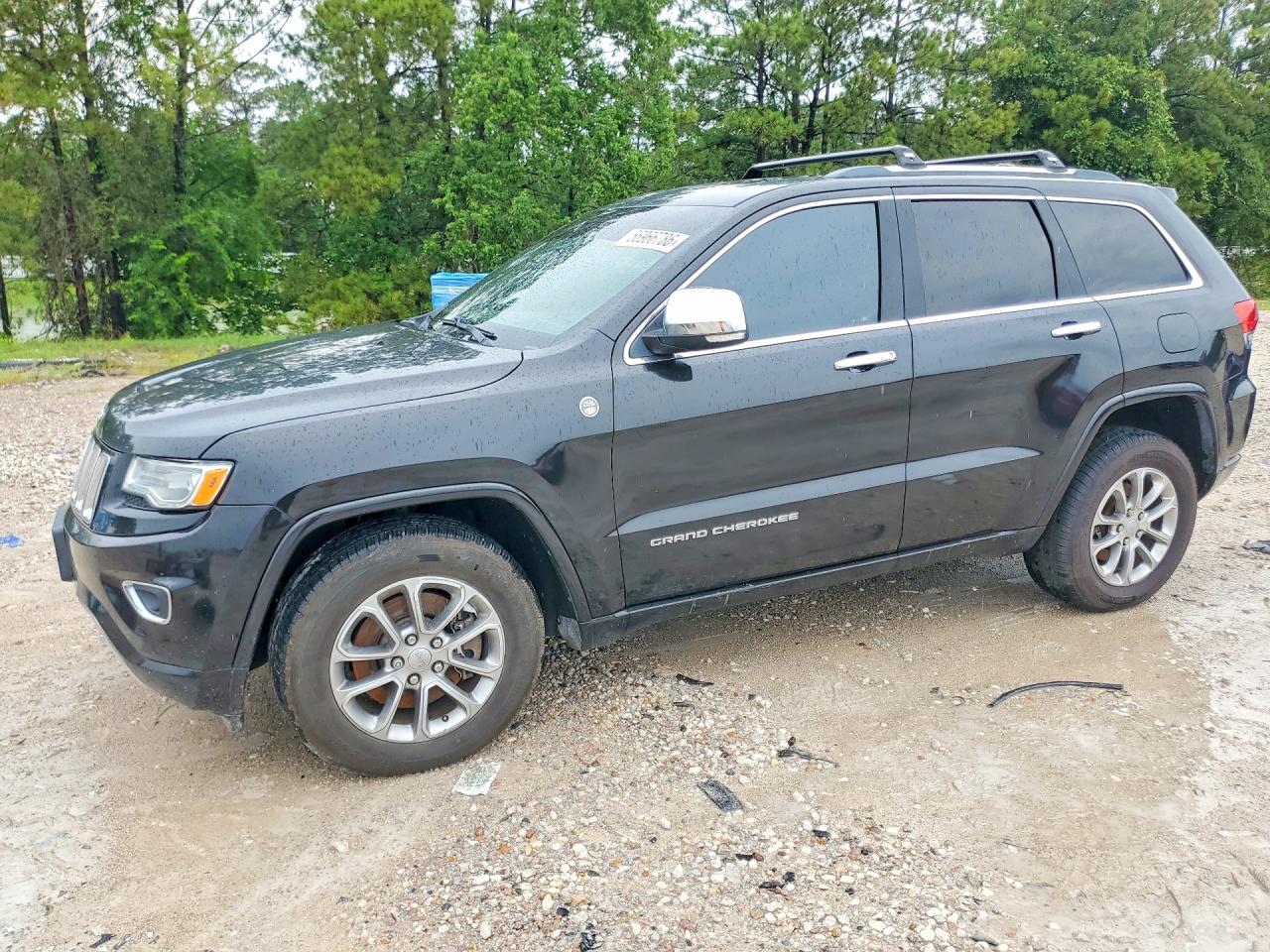 2015 Jeep Grand Cherokee Overland Black vin: 1C4RJFCT4FC212050