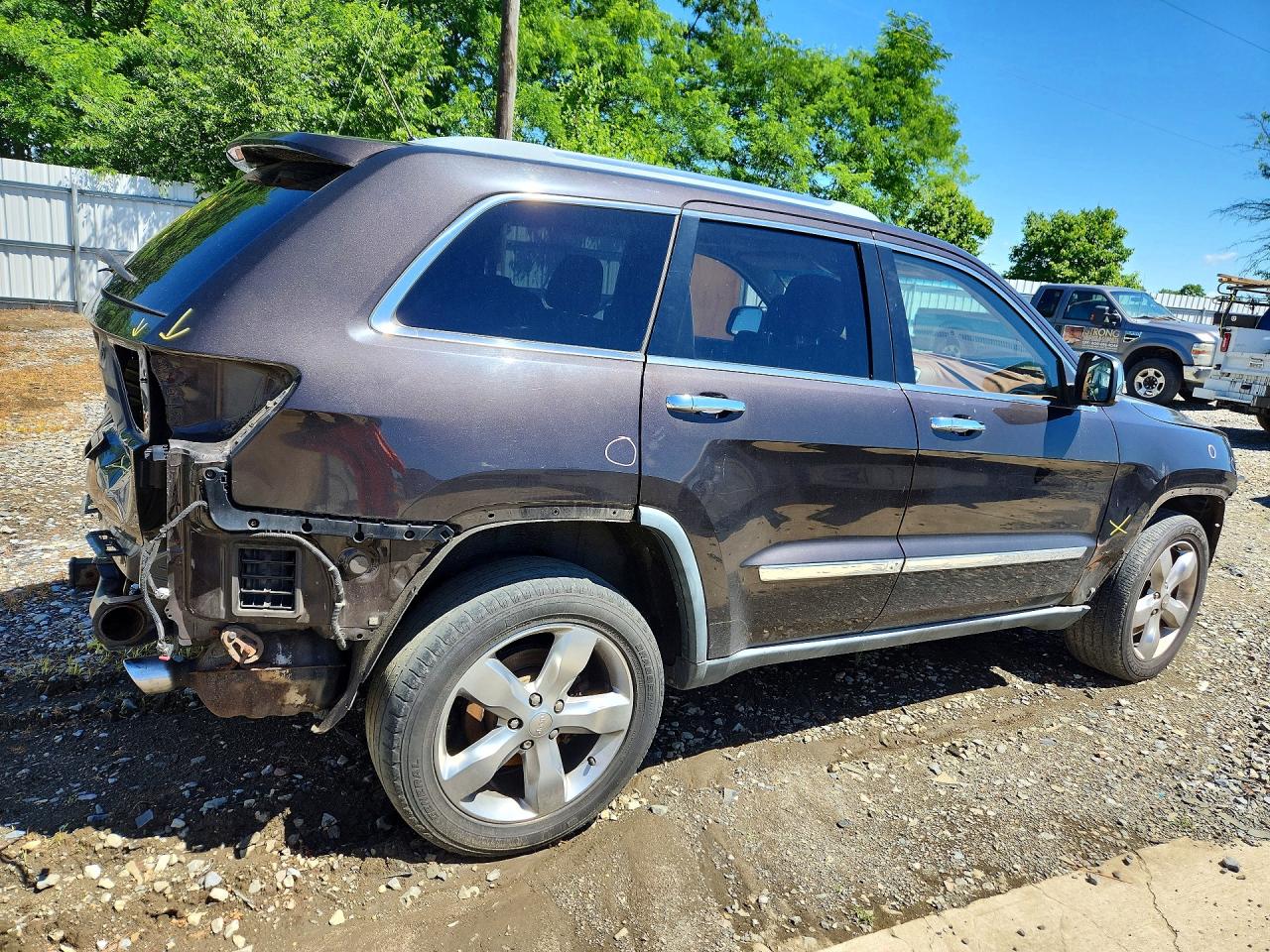 2012 Jeep Grand Cherokee Overland Серый vin: 1C4RJFCT5CC172959