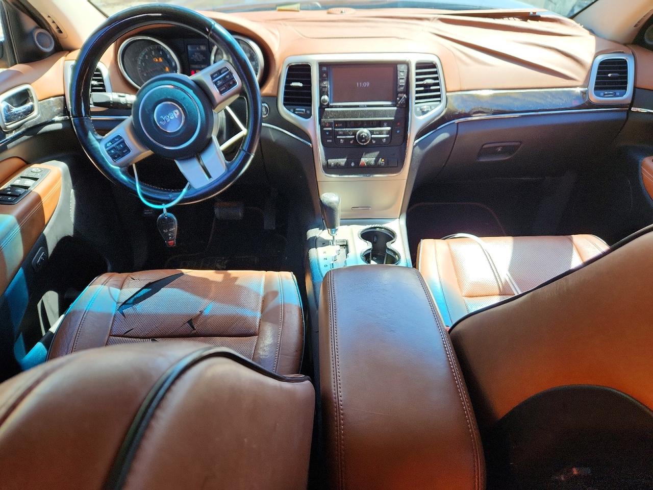 2012 Jeep Grand Cherokee Overland Серый vin: 1C4RJFCT5CC172959