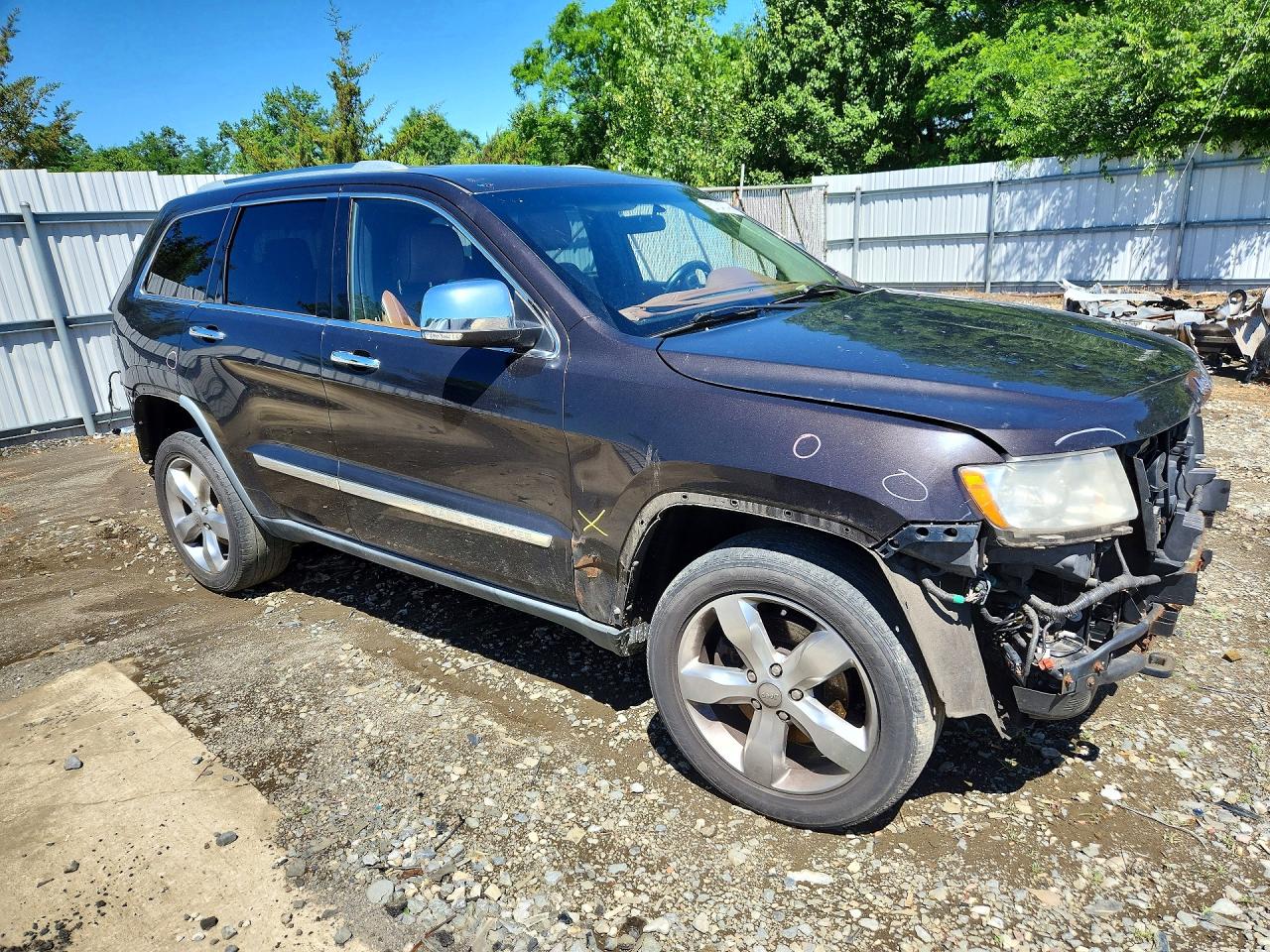 2012 Jeep Grand Cherokee Overland Серый vin: 1C4RJFCT5CC172959