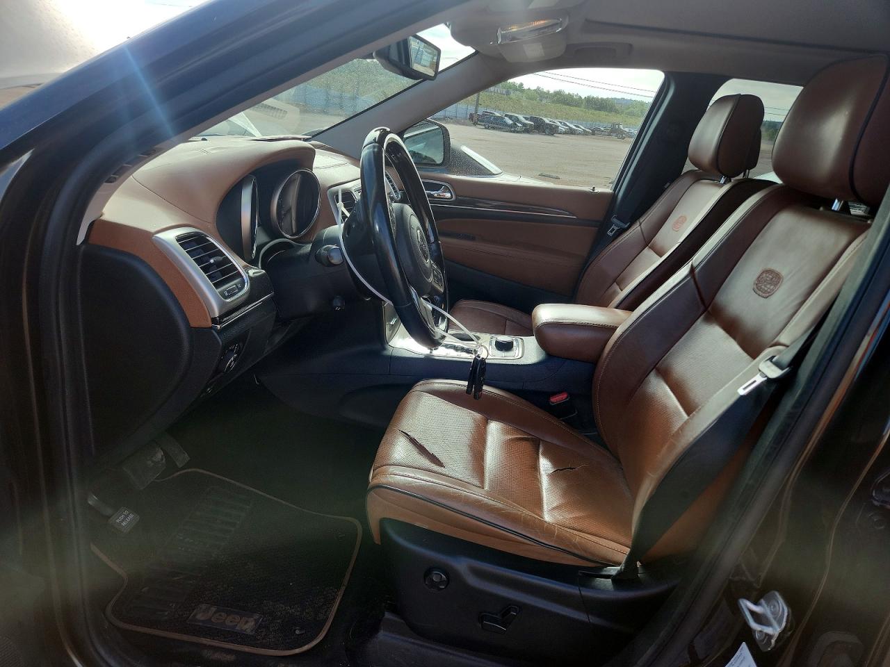 2012 Jeep Grand Cherokee Overland Коричневый vin: 1C4RJFCT5CC204096
