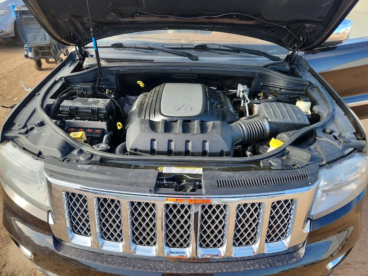 2012 Jeep Grand Cherokee Overland Коричневый vin: 1C4RJFCT5CC204096