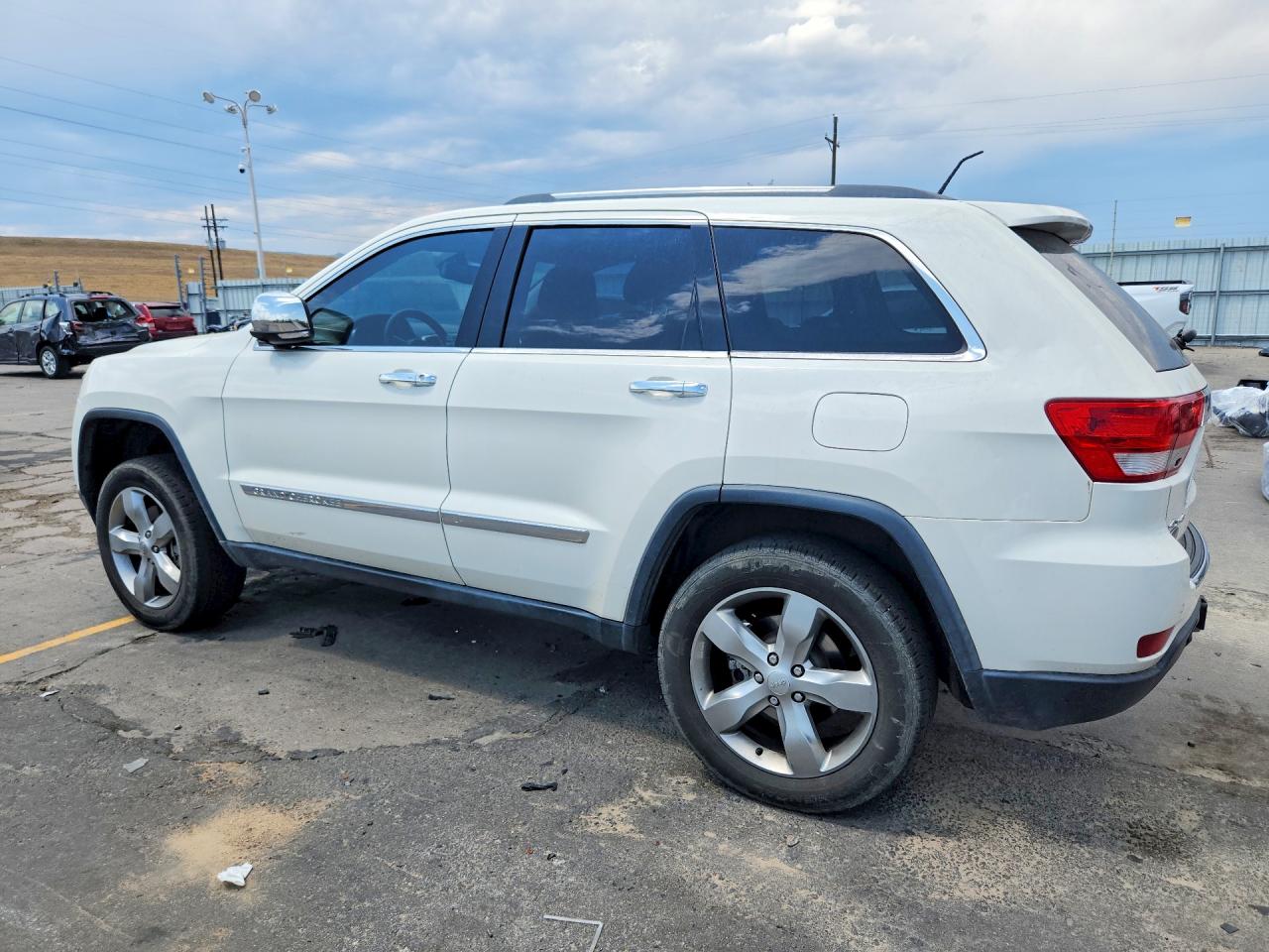 2012 Jeep Grand Cherokee Overland Белый vin: 1C4RJFCT5CC310810