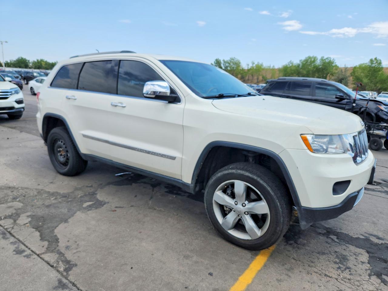 2012 Jeep Grand Cherokee Overland Белый vin: 1C4RJFCT5CC310810